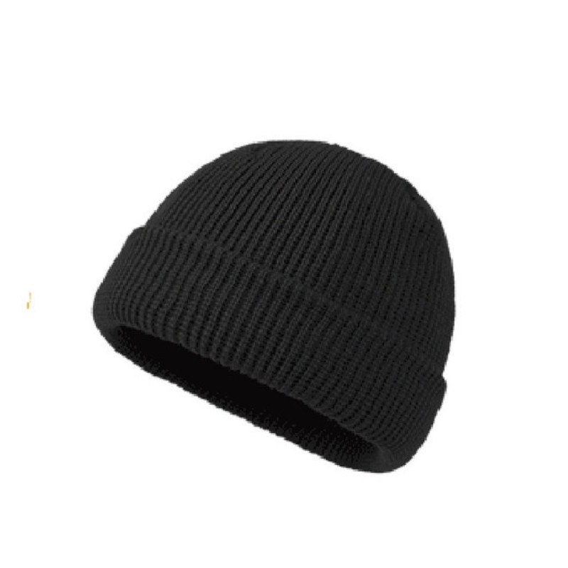 Rimiut Knitted Wool Beanie Simple Warm Skull Cap