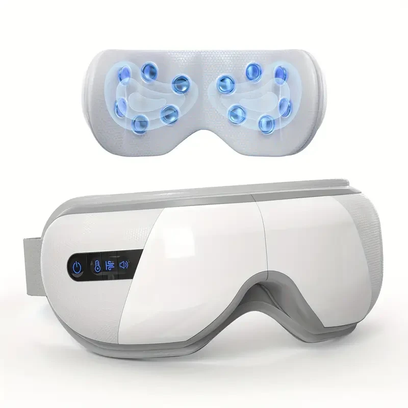 Heated Eye Massager for Migraines - Music and 4 Relaxation Modes