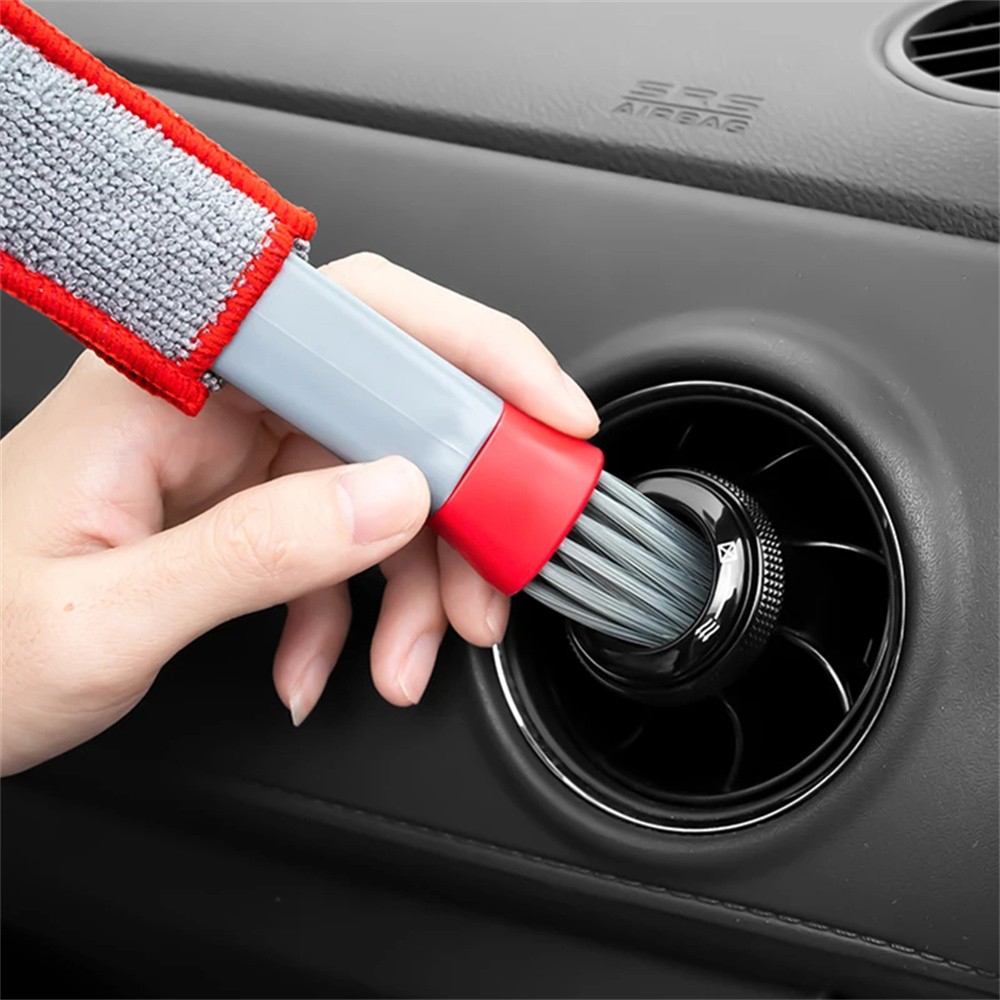 Car Air Conditioning Vent Cleaning Tool  Multi-Purpose Vacuum Brush for Car Interior