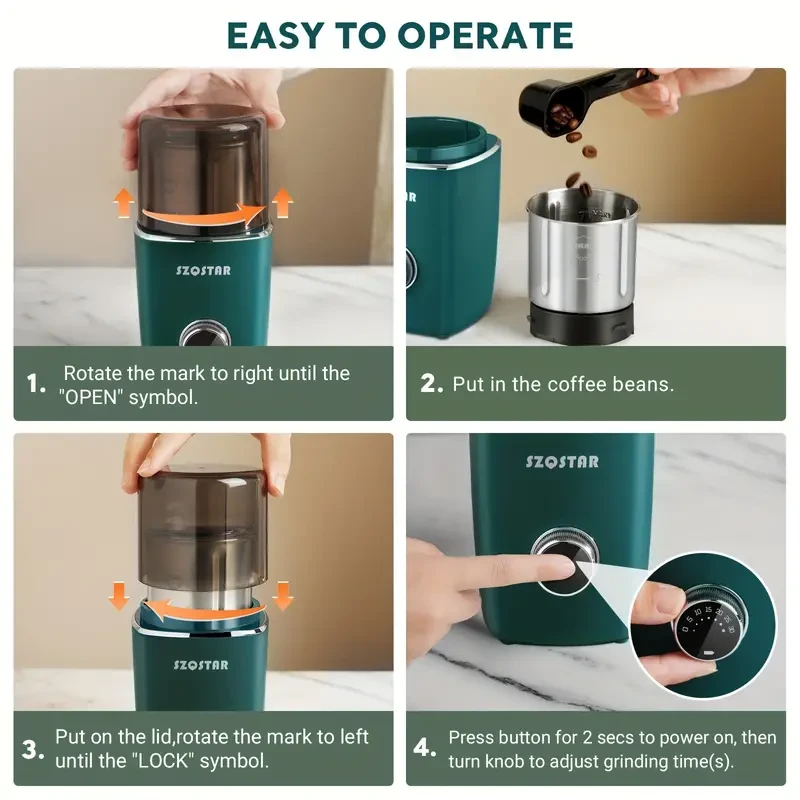 Qstar M600 Portable Wireless Coffee Grinder