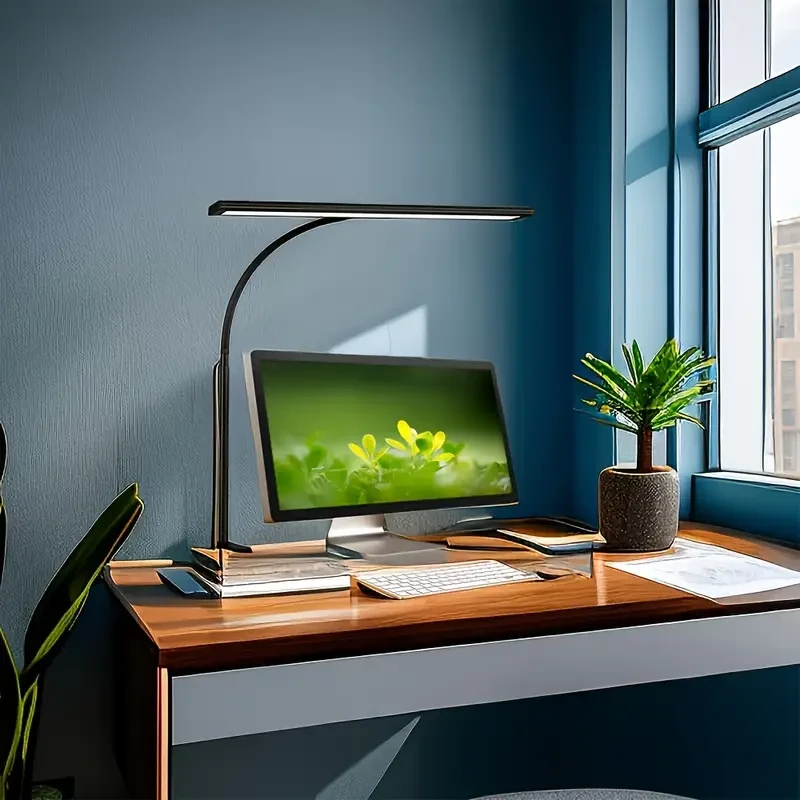 LED Desk Light Screen Lamp Reading Lamp -10W Ultra Bright Adjustable Clip Light Suitable For Home/office Use