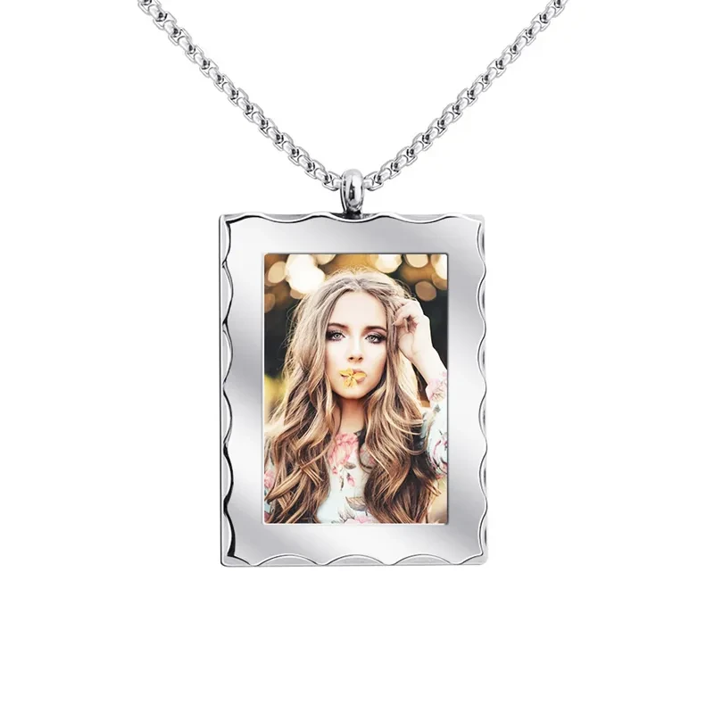 Personalized Gift Customized Photo Frame Necklace