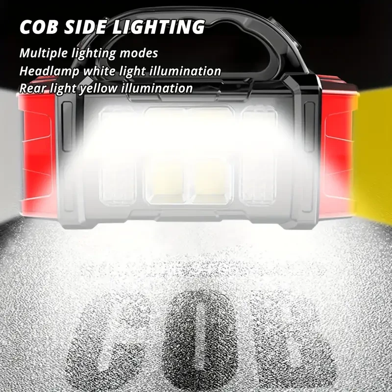 Solar & USB Rechargeable LED Lantern Flashlight, 1500mAh