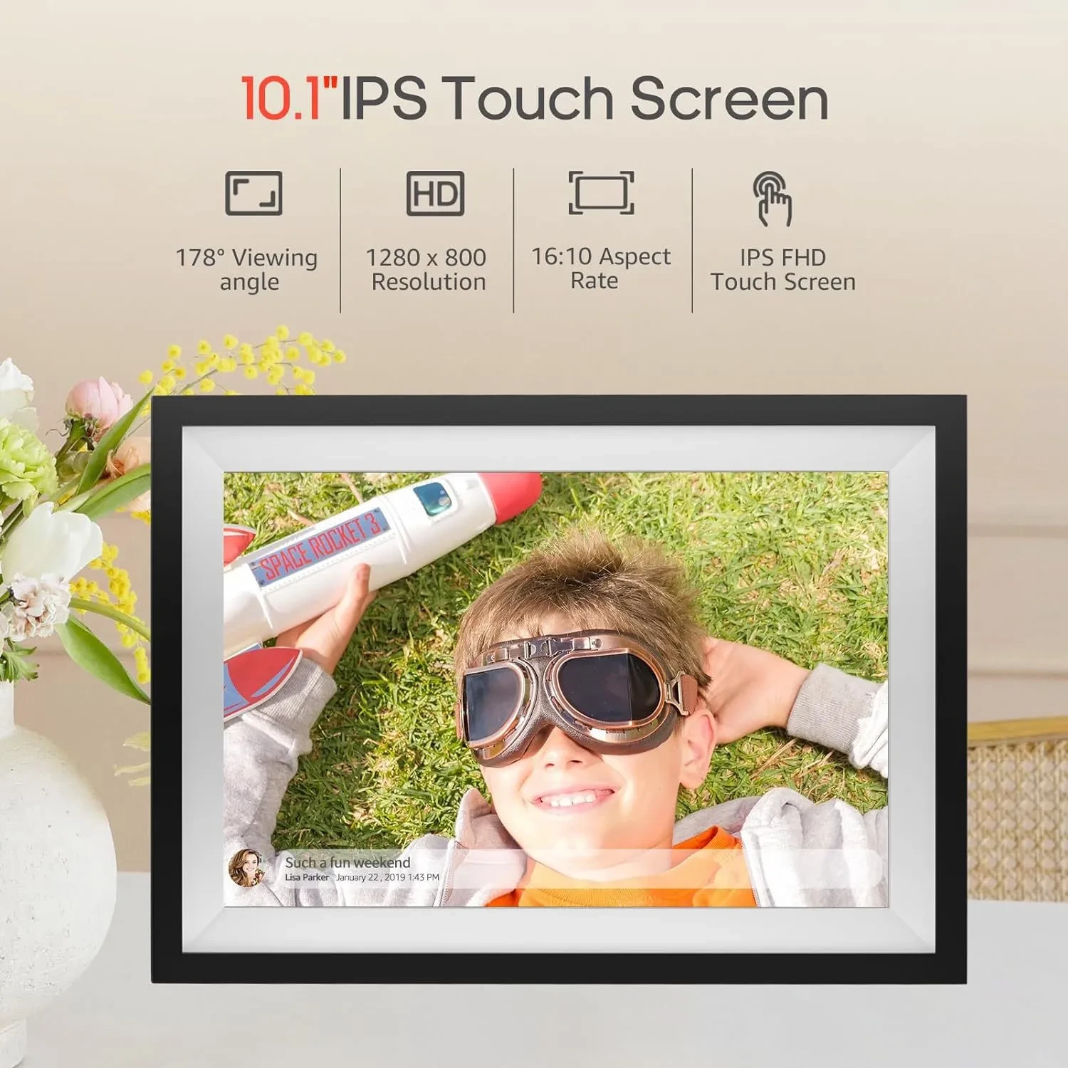 Cloud Photo Frame Intelligent Digital Wifi Touch Control