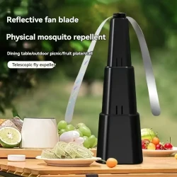 Battery-Powered Portable Fly Repellent Fan  Ideal for Indoor and Outdoor Use