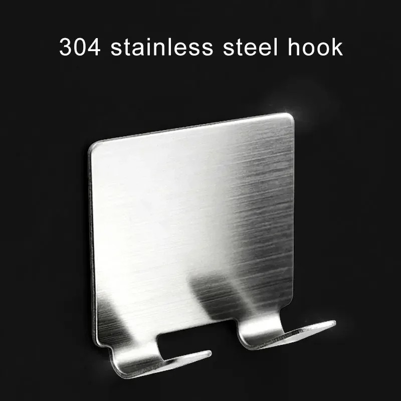 2pcs Razor Holder 304 Stainless Steel Shaving Razor Stand and Bathroom Hook Organizer for Compact Razor Storage