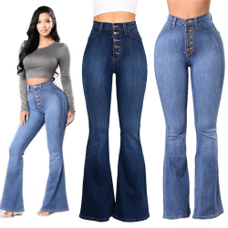 New high waist stretch jeans