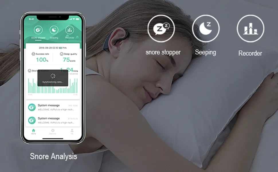 24 Hours Bluetooth Anti-snoring Device