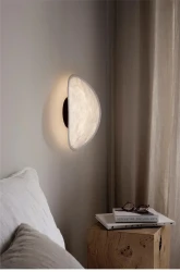 Silk Wall Lamp Potato Chips Lamp Living Room Bedroom Bedside Lamp
