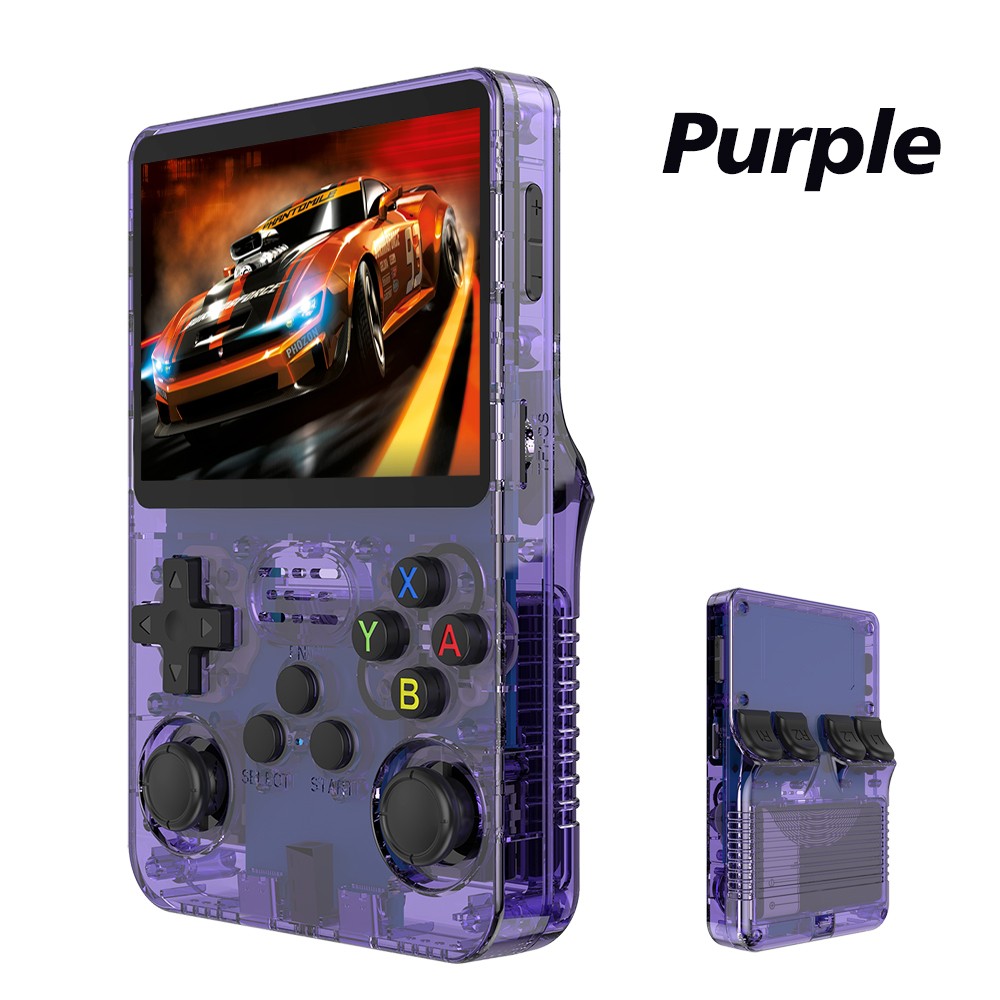 R36S Retro Handheld Game Console Open Source Linux System with 3.5-Inch IPS Screen, 64GB/128GB Storage