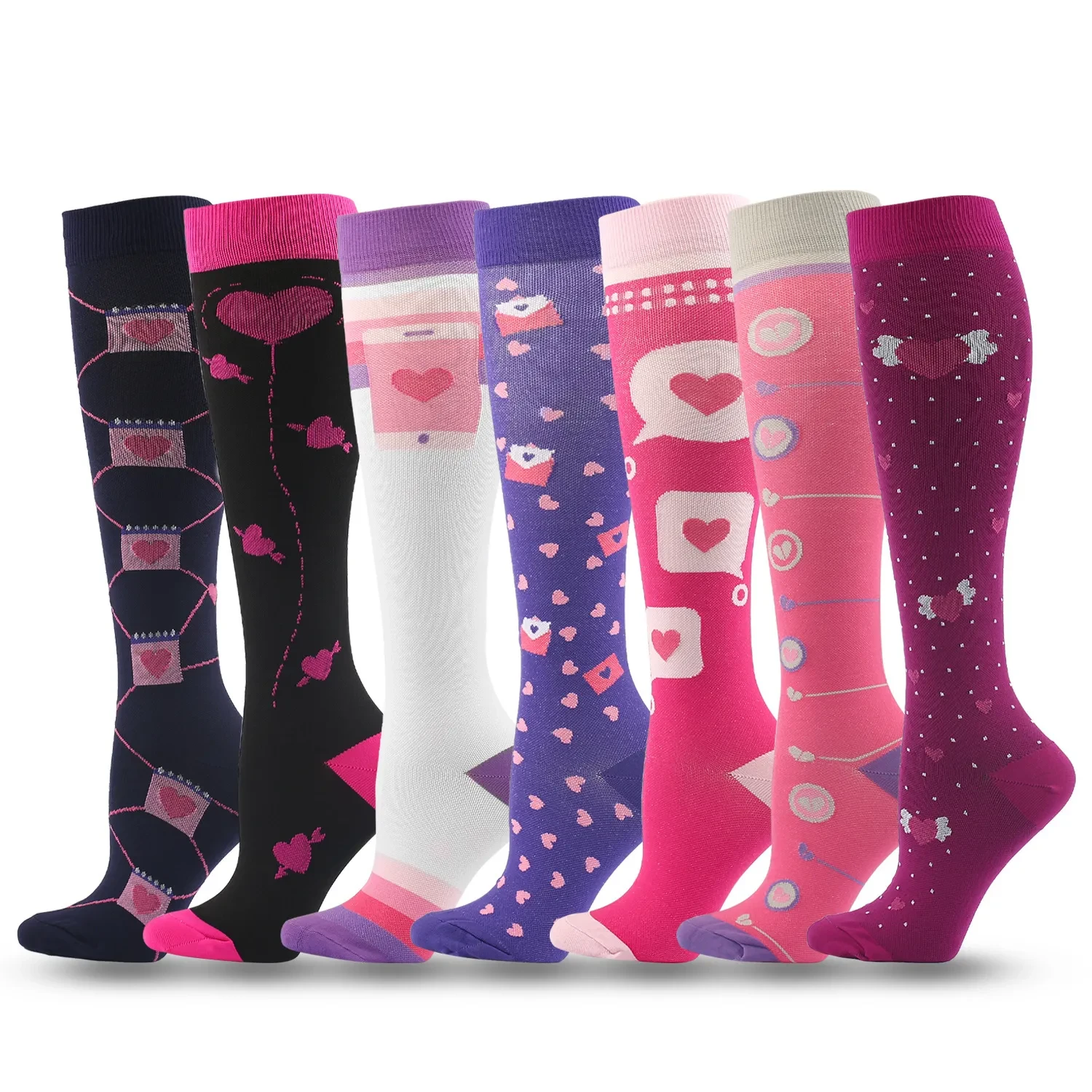 Compression Socks! Perfect for sports, running, and daily use, these compression stockings improve circulation and reduce muscle fatigue.