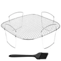 Multifunctional Roasting Rack - Compatible Airfryer Dehydrator BBQ Rack Steamer