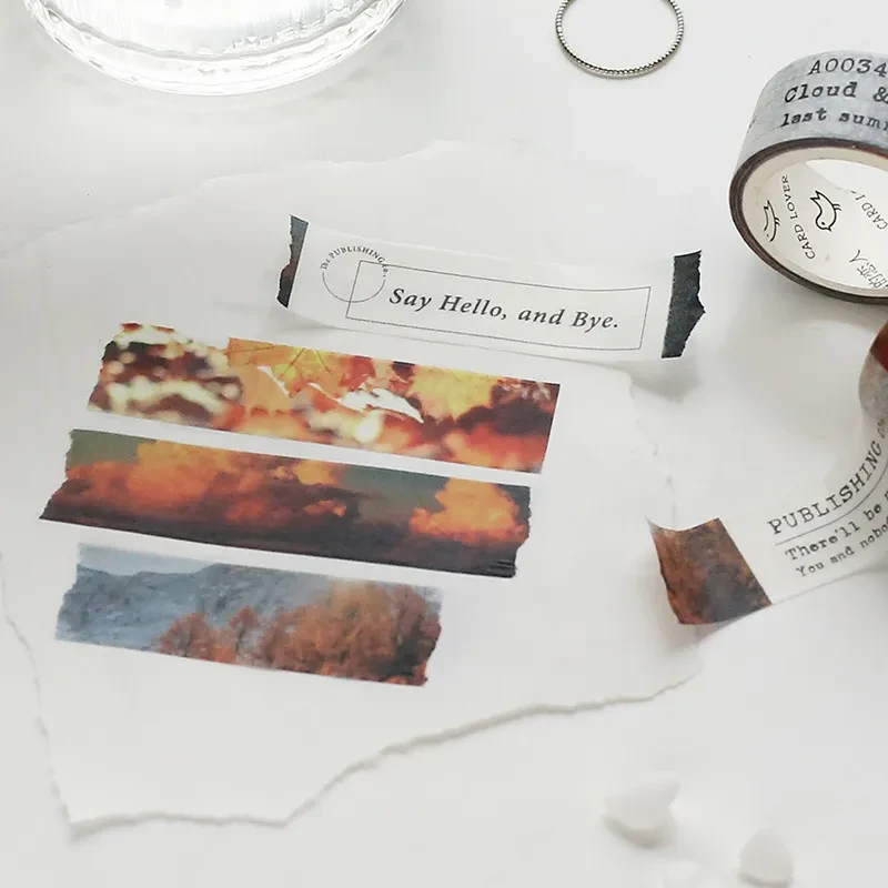 Letter Lovers And Paper Tape Photo Album Stickers