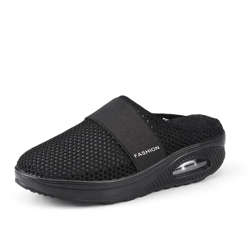 Women's Air Cushion Mesh Mule Sandals  Breathable & Lightweight