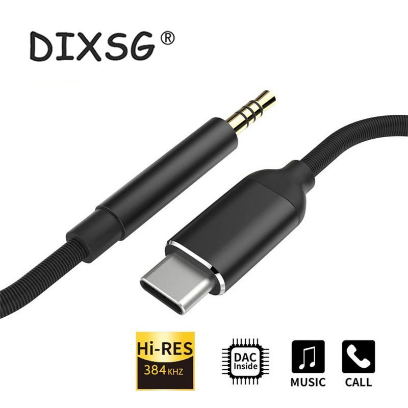 USB Type-C to 3.5mm Aux Audio Adapter  Headphone Jack Cable for Samsung