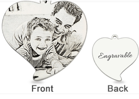Personalized Photo Engraved Necklace
