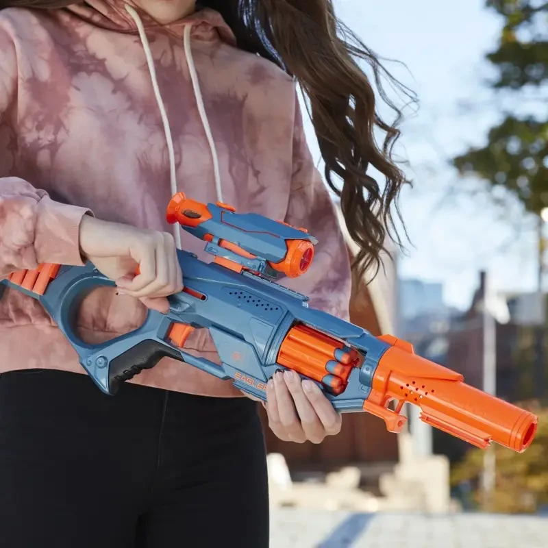 Eaglepoint RD-8 Blaster with Detachable Scope & Barrel - 16 Darts, Long Range Shooting, Ideal for Outdoor Fun & Christmas Gifts