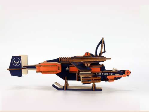 Military model (scorpion fighter) 3D Wooden