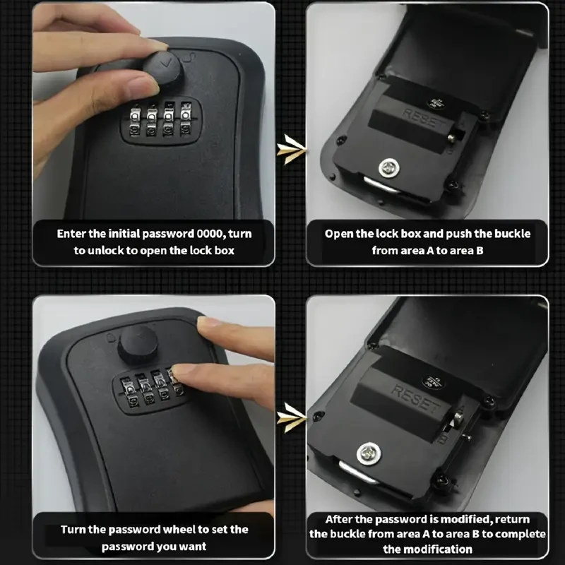 Wall Mounted Key Safe Box