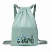 Foldable Waterproof Drawstring Large Capacity Embroidered Backpack