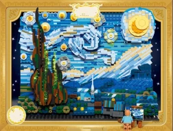 Starry Sky Portrait Small Particle Building Blocks