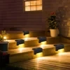 LED Solar Lamp Path Staircase Outdoor Waterproof Wall Light