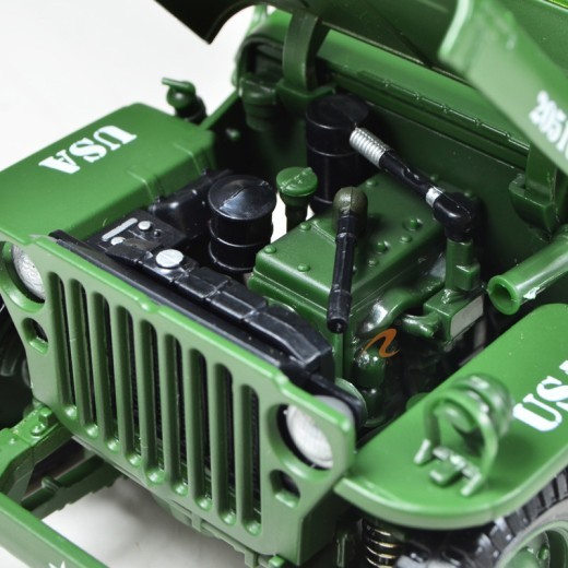 Wwii Willis Tactical Off Road Vehicle Military Model