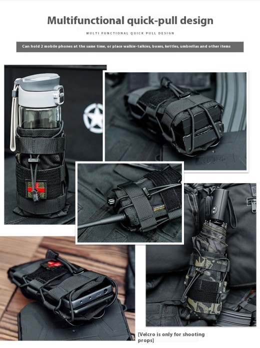 Multifunctional Quick Pull Outdoor Military Fan Functional Tactical Intercom Bag