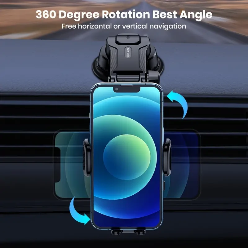 TOPK D38-C Car Phone Holder - Adjustable Dashboard Mount