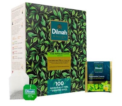 TEA BAGS PEPPERMINT ENVELOPE 100s (DILMAH 80953012)