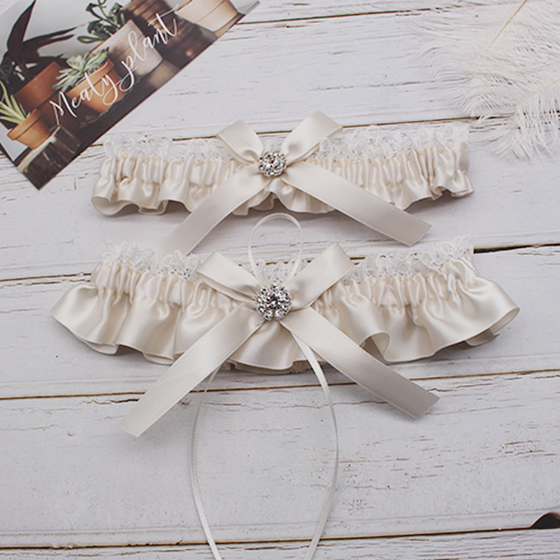 Bridal Lace Garter Wedding Rhinestone Leg Ring Leg Accessories