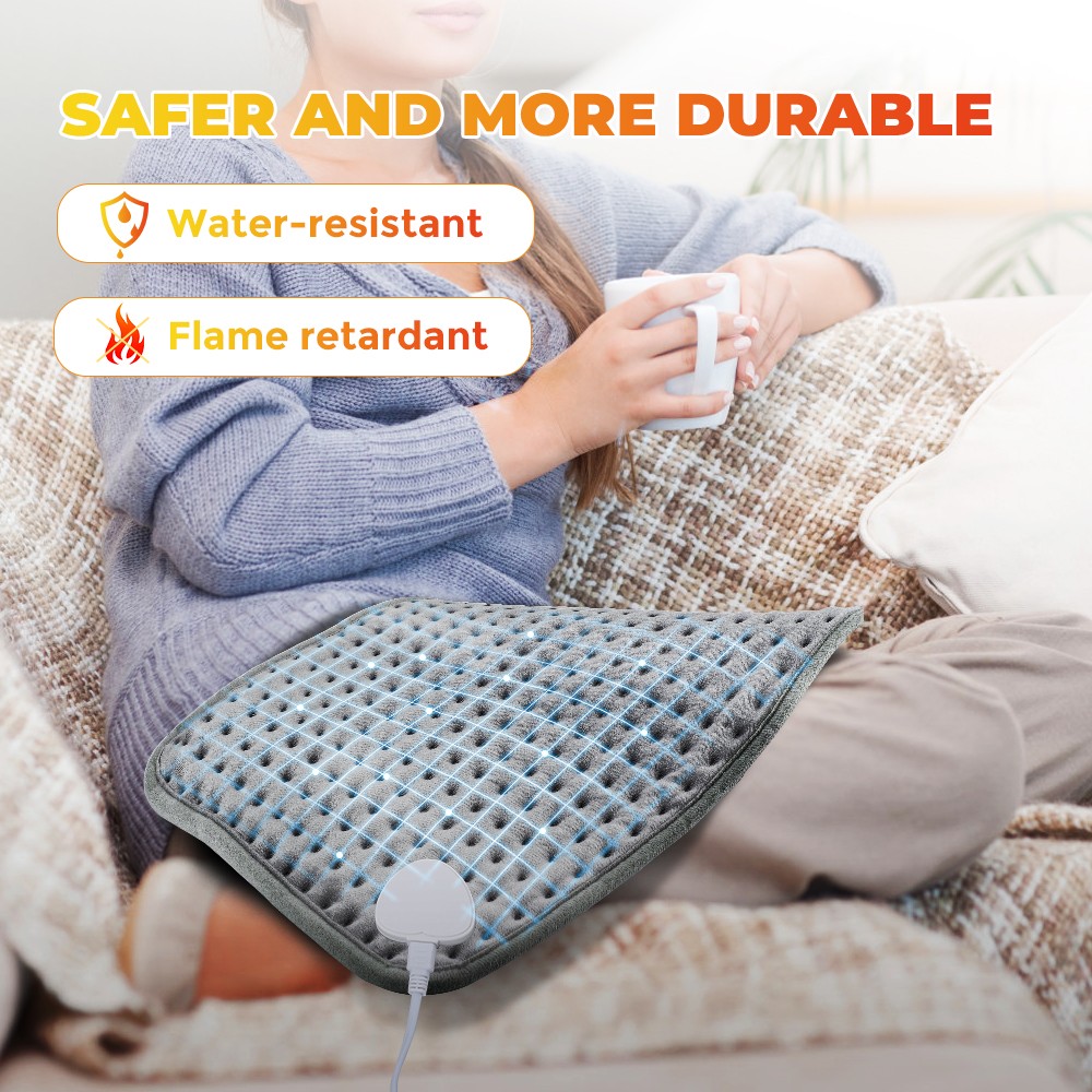 Electric Heating Blanket - 58*29CM Heated Mat for Bed and Sofa