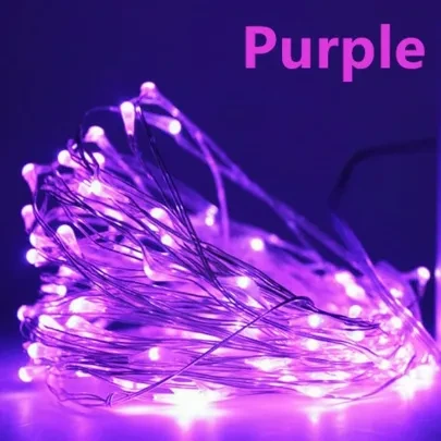 Light Garland Battery Operation For Christmas Tree Wedding Party Decor