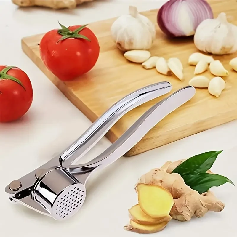 Metal Garlic Press Crusher