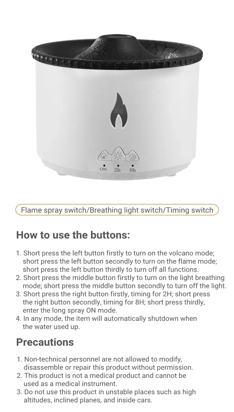Creative Ultrasonic Essential Oil Humidifier