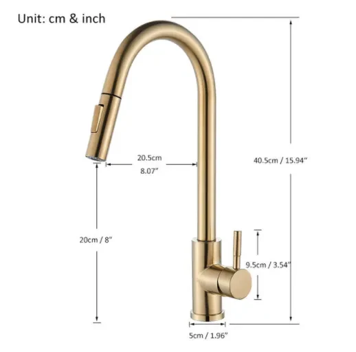 Stainless Steel Kitchen Pull-out Faucet