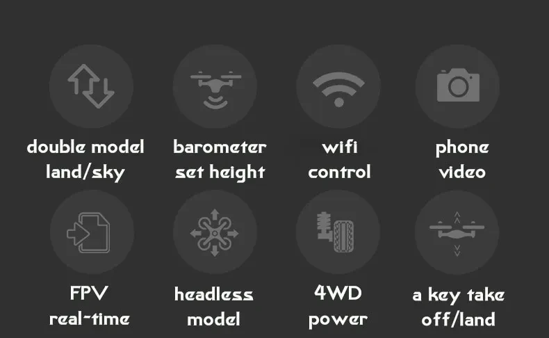 OTRC FY602 Air-Road RC Drone Car 2 in 1