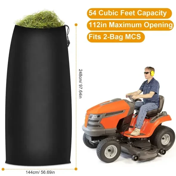 54 Cubic Feet Lawn Tractor Leaf Bag