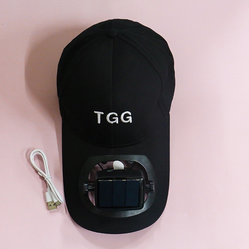 Solar-Powered Sun Hat with Fan