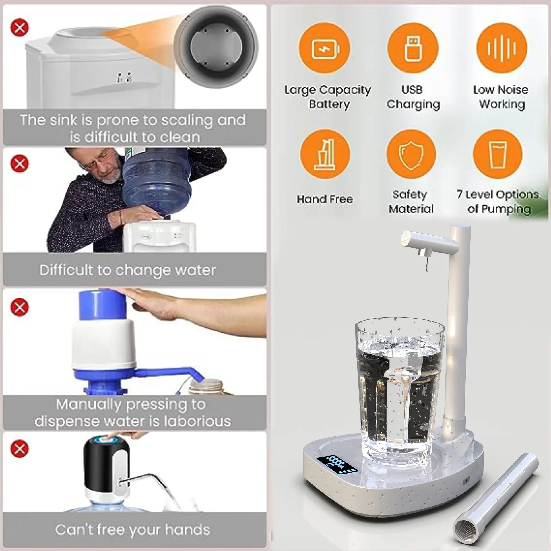 Extension Tupe Water Dispenser Automatic