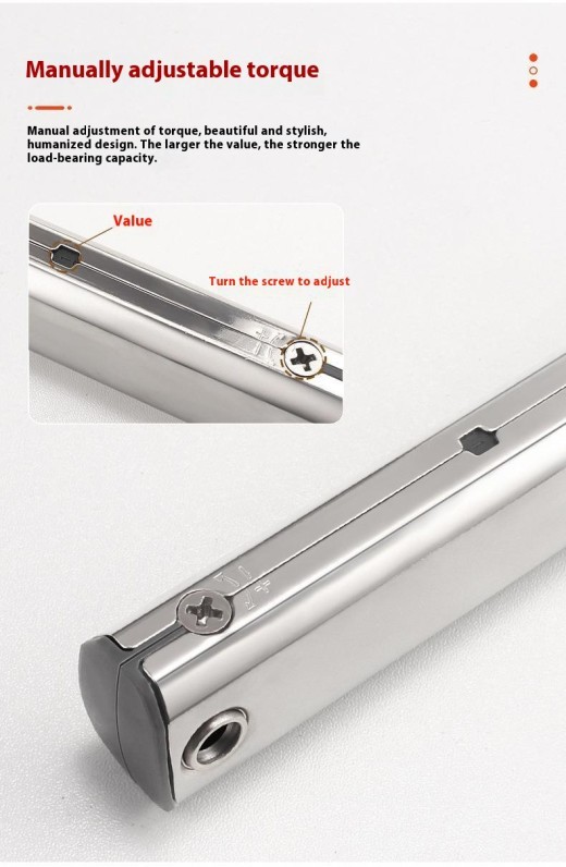 Cold Rolled Steel CRS Tatami Cabinet Elf Flap-up Door Casual Stop Support Rod Spring Jackstay