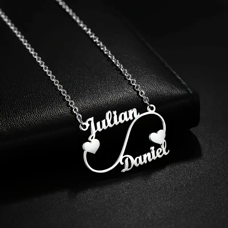 Customized Julian Daniel Heart Pendant Necklace