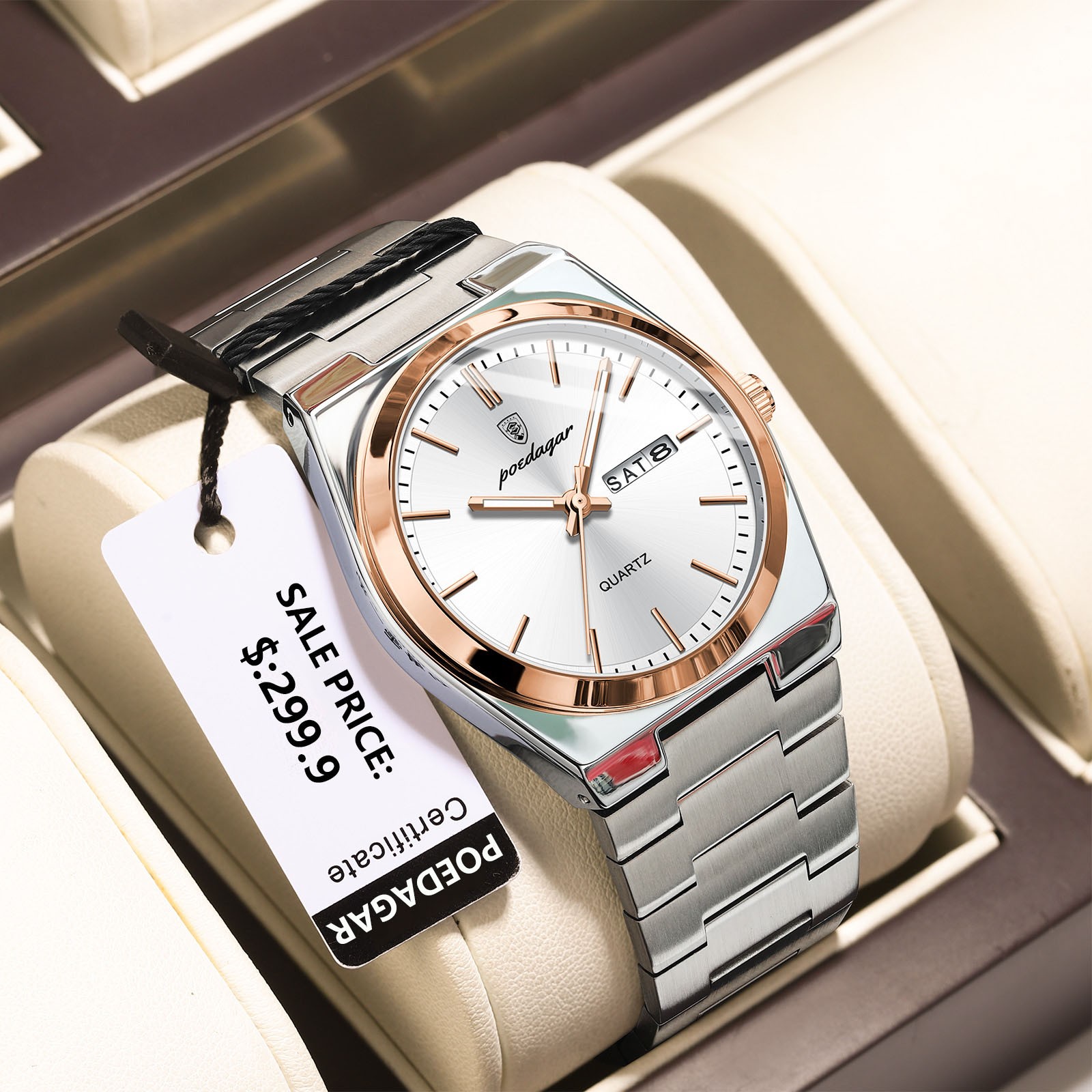 POEDAGAR Mens Luxury Watch