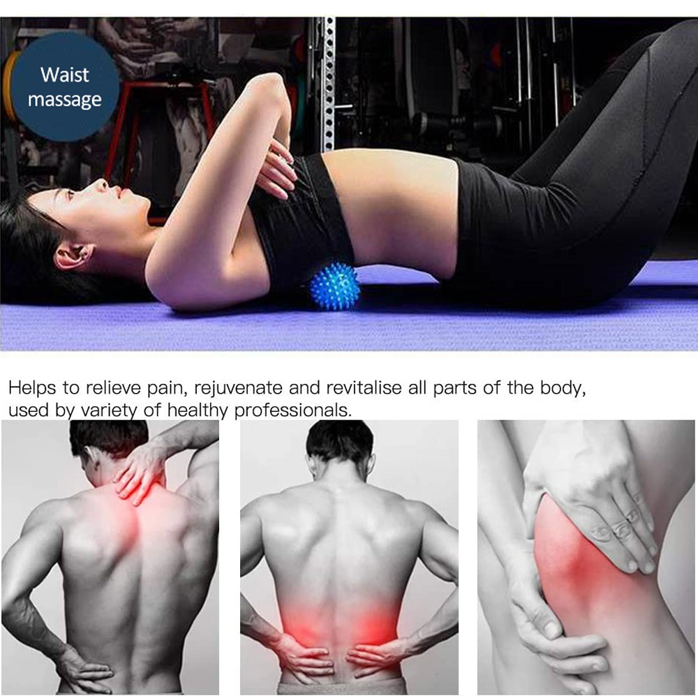 Peanut Massage Ball - Double Lacrosse Roller for Deep Tissue Muscle Massage and Myofascial Release