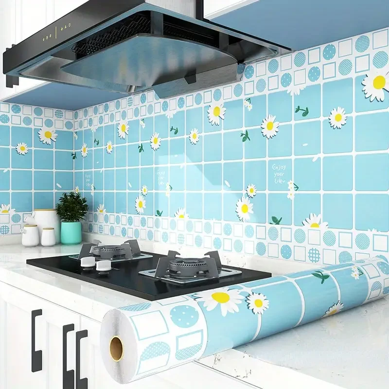 Easy-Apply Self-Adhesive Kitchen Wallpaper