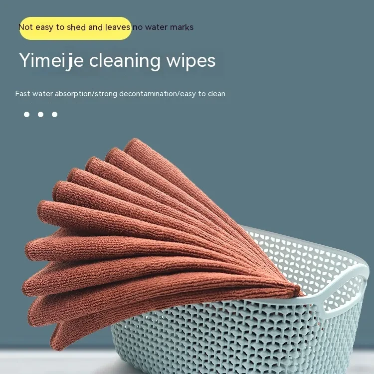 Kitchen Clean Water Absorption Lint-free Microfiber Rag