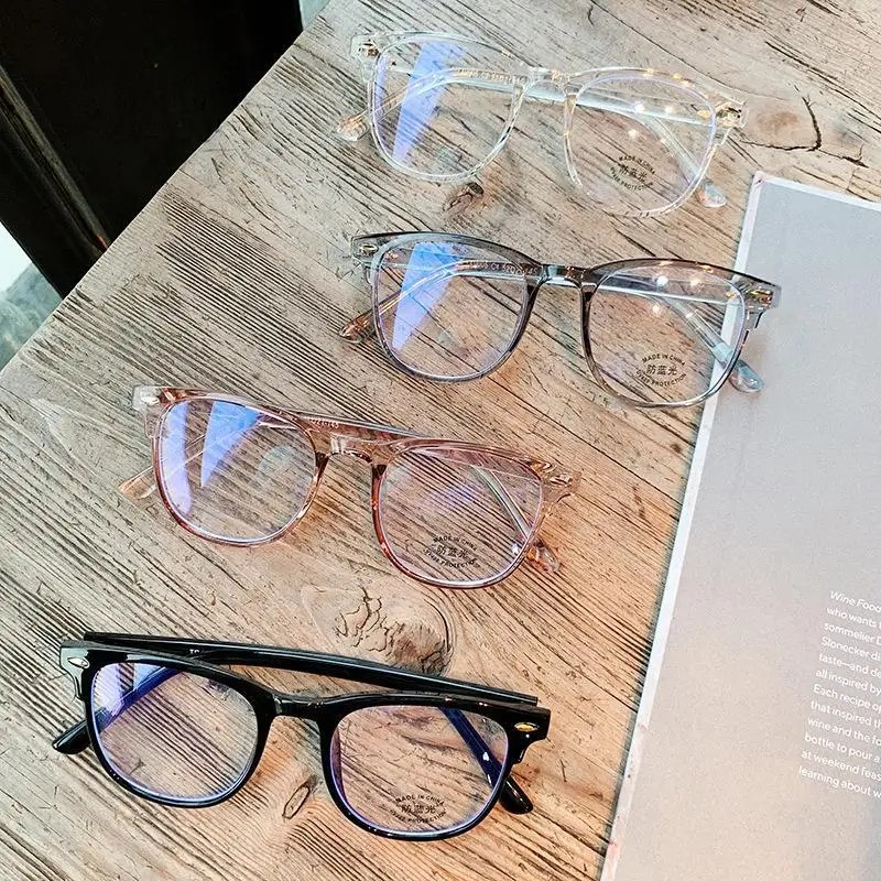 Anti Blue Light Myopia Glasses Ultralight Transparent Nearsight Glasses