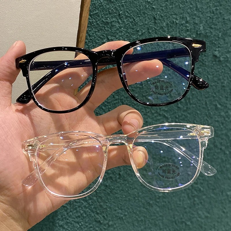 Anti Blue Light Myopia Glasses Ultralight Transparent Nearsight Glasses