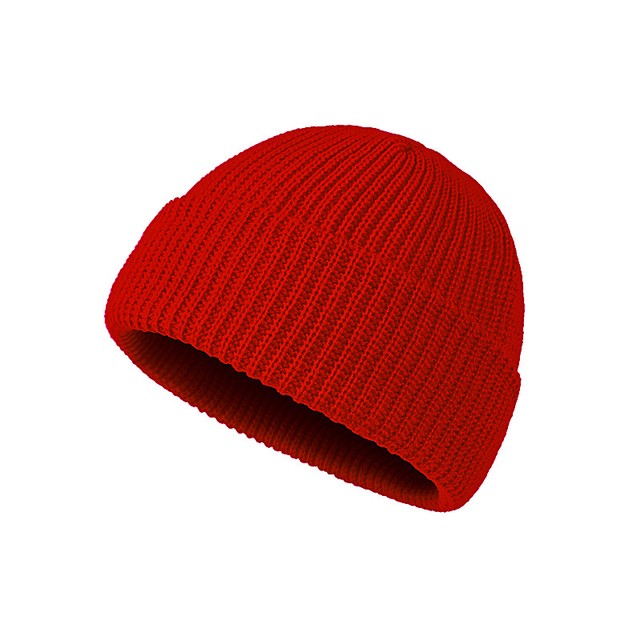 Rimiut Knitted Wool Beanie Simple Warm Skull Cap