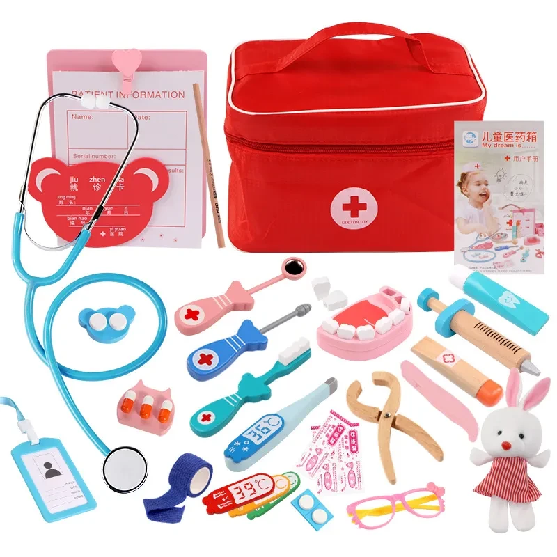 Girl play house simulation doctor injection toy gift